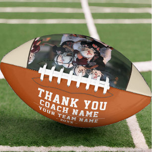 Thank you Coach Team Name Photo Football