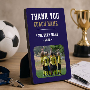 Thank you Coach Team Name Photo Plaque