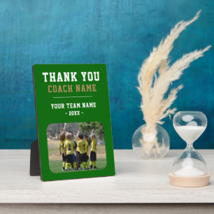Thank you Coach Team Name Photo Plaque