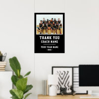 Thank you Coach Team Name Photo
