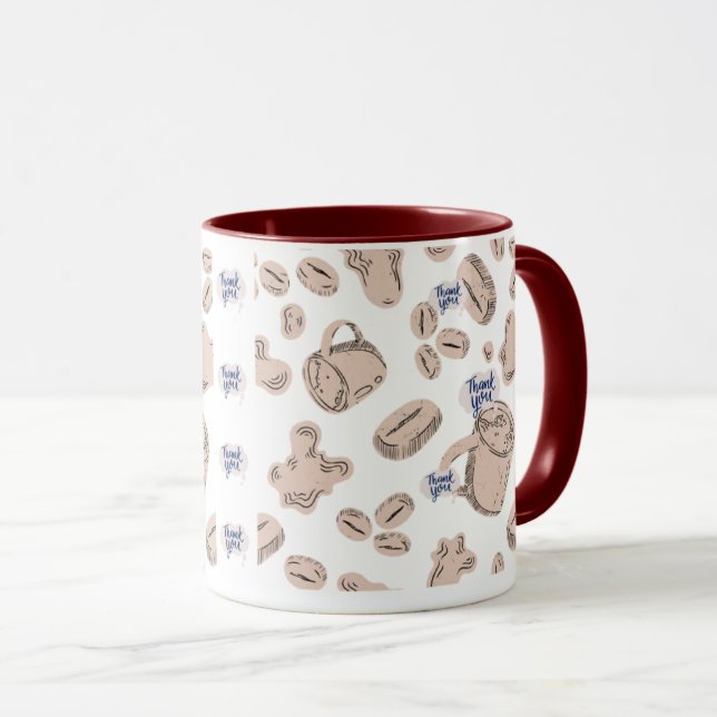 "Thank you" coffee,tea  Mug (Front Right)