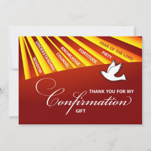 Thank You, Confirmation Personalise, Cust Thank You Card