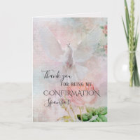 Thank You Confirmation Sponsor Holy Spirit