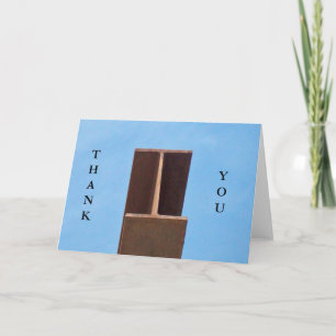 Thank You Construction Building I-Beam Business Card