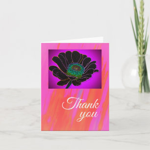 Thank You contemporary folded note by Jo Images Card