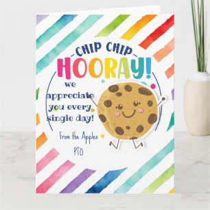  Thank you cookie favor gift you're the best Card