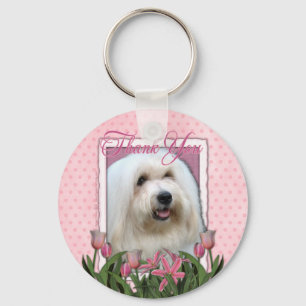 Thank You - Coton de Tulear Key Ring