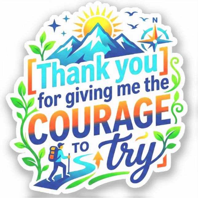 Thank you (Courage Gift) Teacher Appreciation (Front)