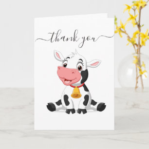 Thank You Cow Card