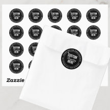 Thank You Custom Logo Black Small Business