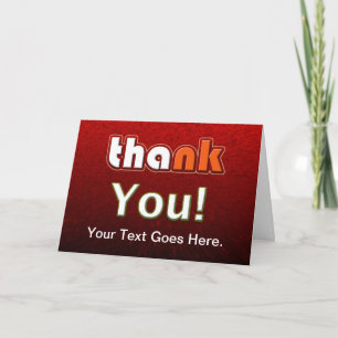 Thank You Customisable