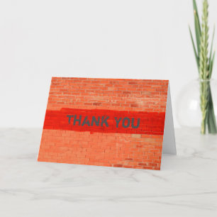 Thank You Customisable Card