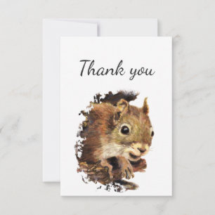 Thank You Cute Little Curious Squirrel Animal
