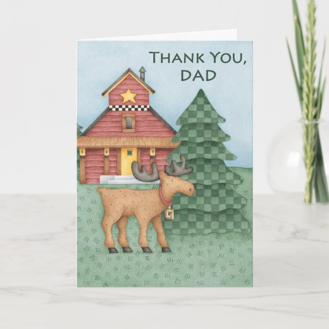 Thank You Dad - Greeting Card (Front)