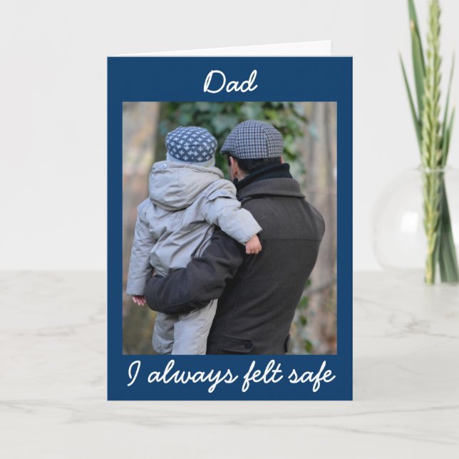 "Thank-you Dad" Happy Father's Day Card (Front)