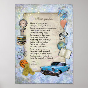 Thank you Dad Poster