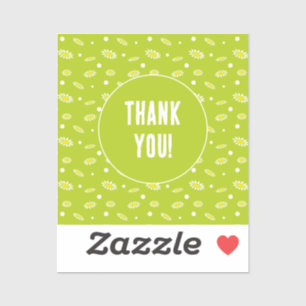 Thank You Daisy Flower Spring Party Favour