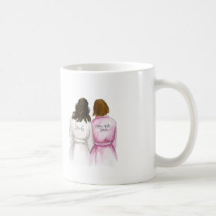 THANK YOU Dark Waves Bride Auburn Bob Mum Coffee Mug