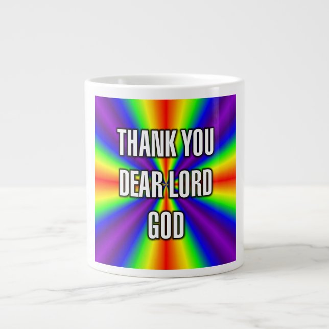 THANK YOU DEAR LORD GOD Mug (Front)