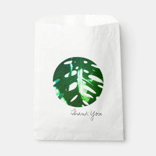 Thank You Delicious Monster Plant Leaf Favour Bag