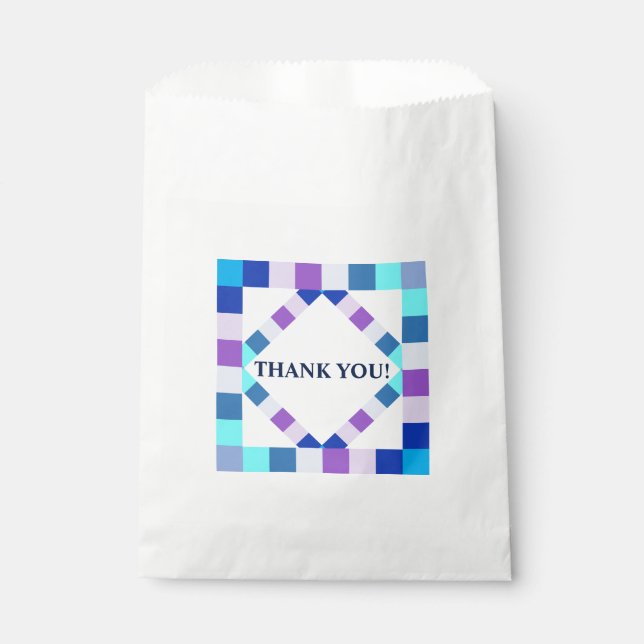 Thank You Diamond Party Favour Bag (Front)