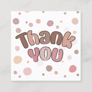 Thank you discount card