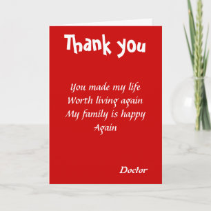 Thank you doctor