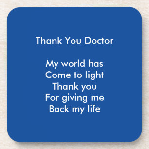 Thank you doctor coaster