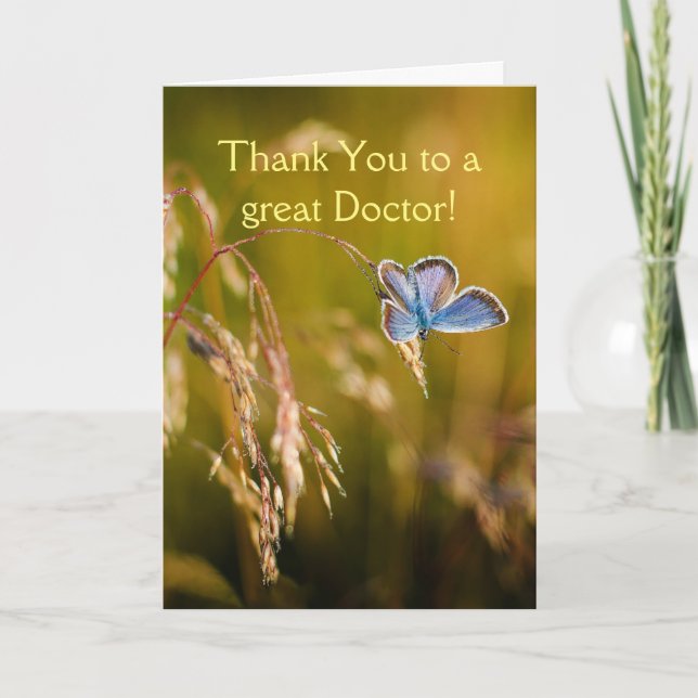 Thank You Doctor, Custom Flower Garden Floral (Front)