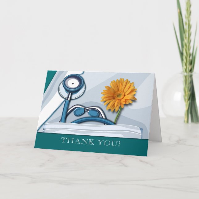 Thank You, Doctor.  Doctor Appreciation Card (Front)