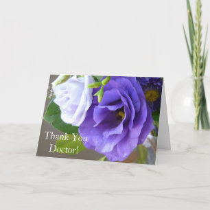 Thank You Doctor-Pretty Purple Floral