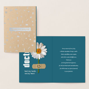 Thank You, Doctor. Real Foil Luxury Cards