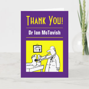 Thank You Doctor with Message Card