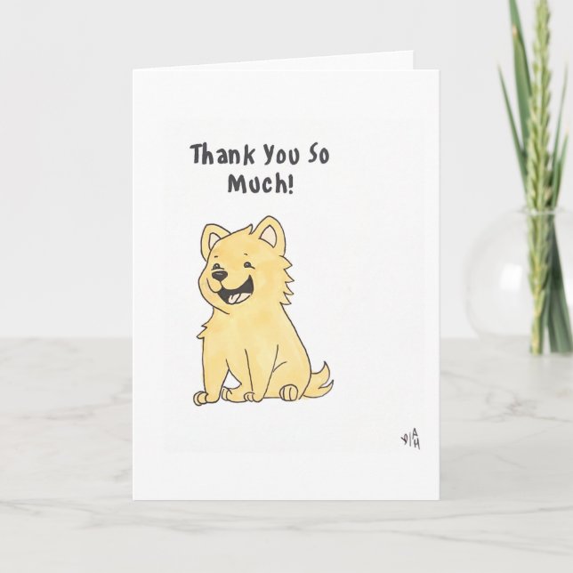 Thank You Dog 1 Card (Front)