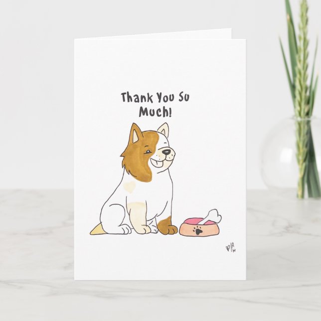 Thank You Dog 2 Card (Front)