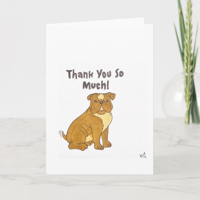 Thank You Dog 3 Card (Front)