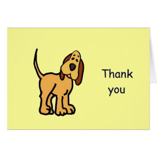 Inspirational 70 Thank You Dog Card