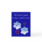 Thank You: Dog Walker, Dog Sitter or Dog Groomer