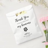 Thank You Doggie Bag Dog Treat Wedding Favour Bag (Sealed)