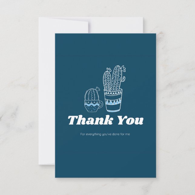 Thank You Done For Me Card (Front)