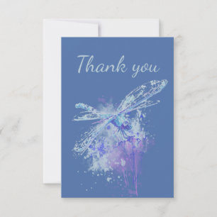 Thank You Dragonfly Dragonflies Wilderness Nature Card