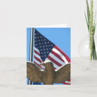 Thank You: Eagle & Flag Thank You Card