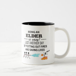 Thank You Elders Two-Tone Coffee Mug