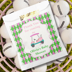 Thank You Elegant Golf Cart Ready For Baby Shower  Favour Bag