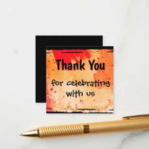 Thank You Enclosure Card