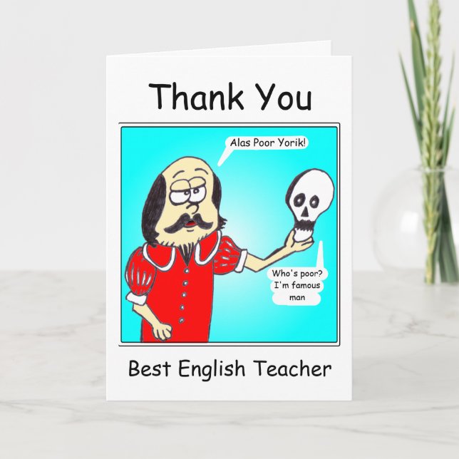 Thank you - English Teacher (Front)