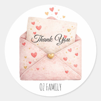 Thank You Envelope Sticker