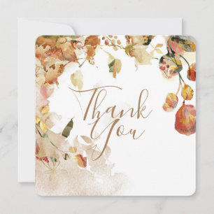 Thank You Fall Theme Card
