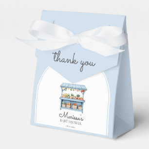 Thank You Farmers Market Boy Baby Shower Favour Box
