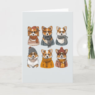 Thank You Fashionable Welsh Corgi Dogs